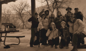 group camping at Arches park
