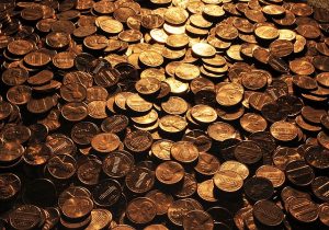 Image of a pile of pennies