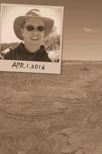 Lee at the Grand Canyon, April 1, 2016